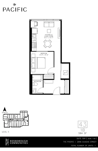 Floor plan 1 bedroom 1 bath 1 Bed 1 Bath 25