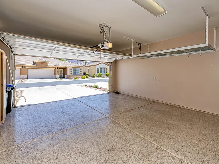 Epoxy garage floors / overhead storage