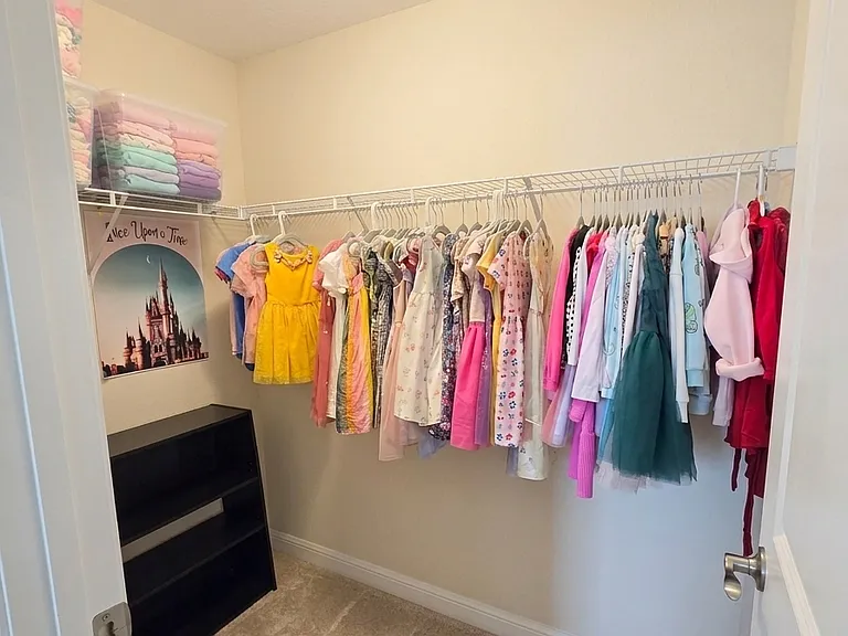 Front room over garage, walk-in closet