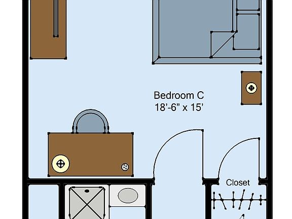 Downstairs floor plan