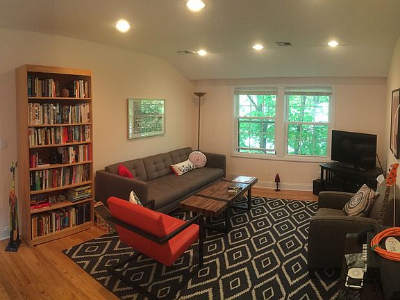Living room open to kitchen