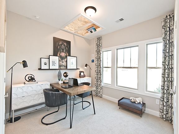 Flex space makes a great work area.