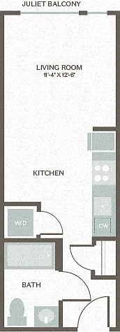 Floor plan Studio 2