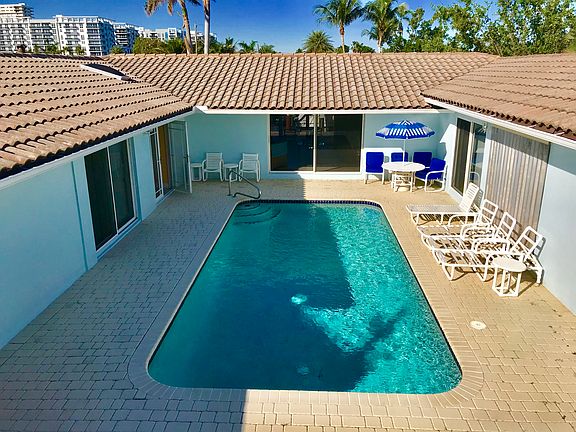Courtyard pool
