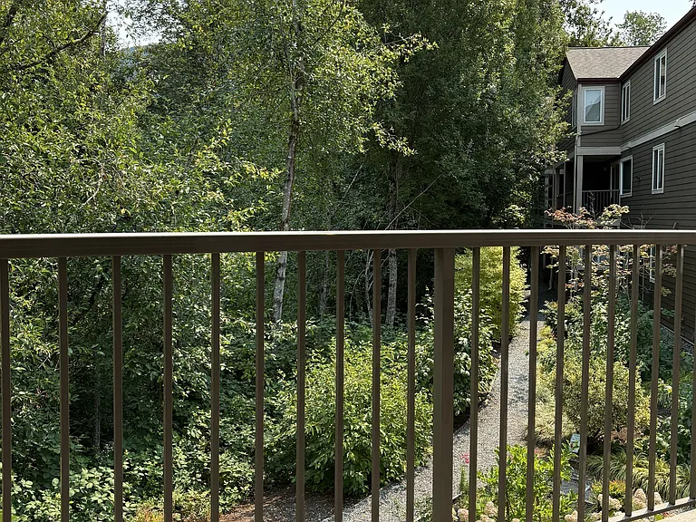 Balcony facing greenspace.
August 2026