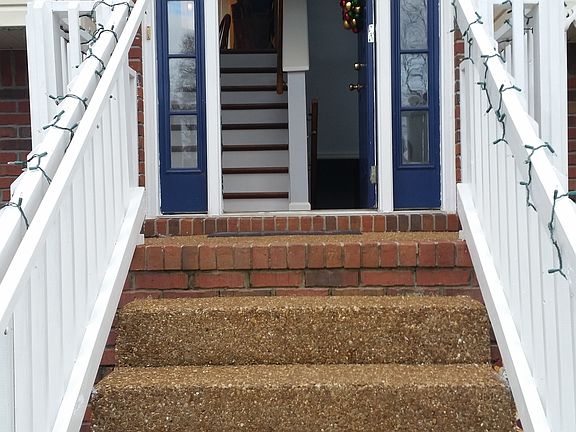 Front door looking in