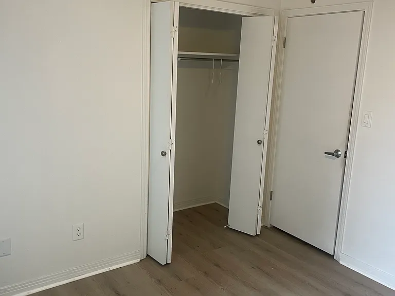 Every room has a large closet