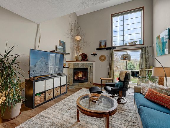 Large Family Room with Wood Floors