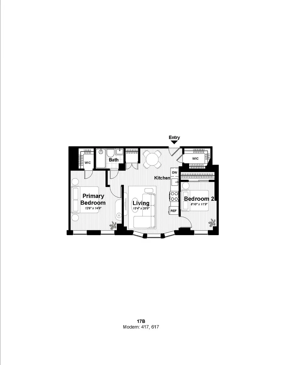 Floor plan 17B