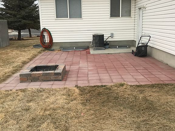 backside of house back yard