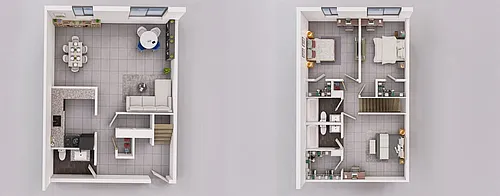 Floor plan 3X2.5-TH