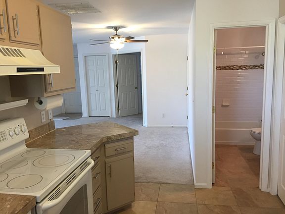 Kitchen and guest bathroom