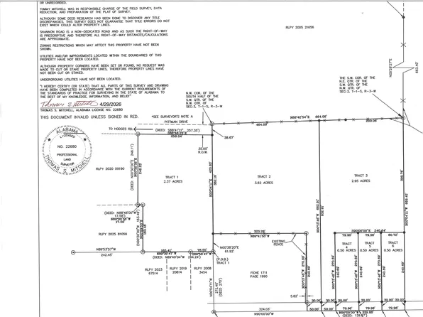 1 Thru #6, Ardmore, AL 35739