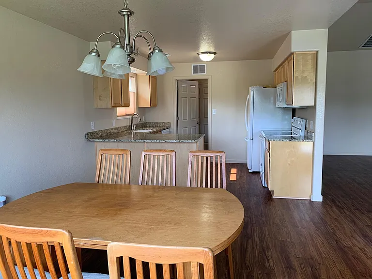 Open floor plan Kitchen opens to dining room and living areas