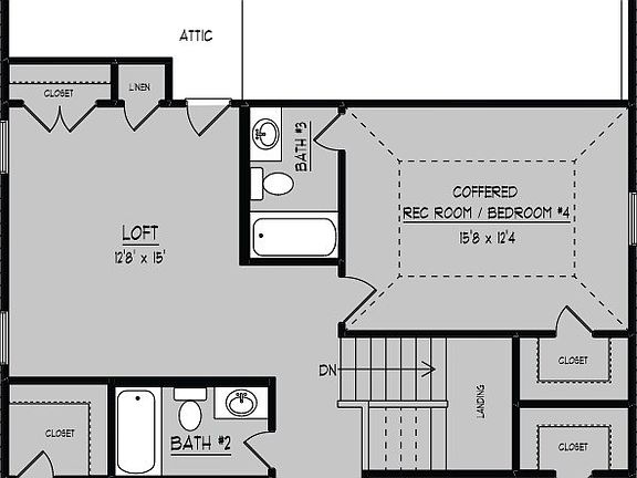 Merlin Floorplan Second Floor