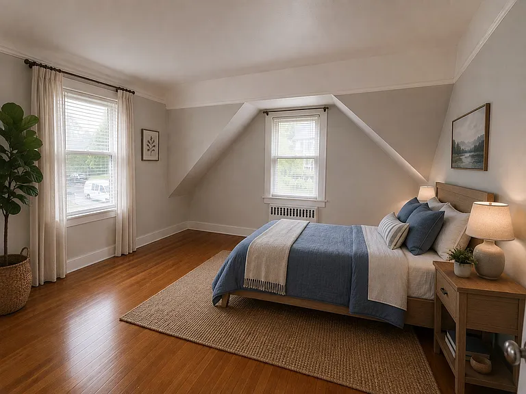 Bedroom 4, virtually staged