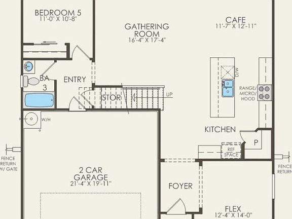 First Floor 5 br 3 ba