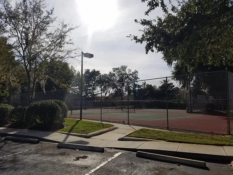 Tennis and half-court Basketball courts