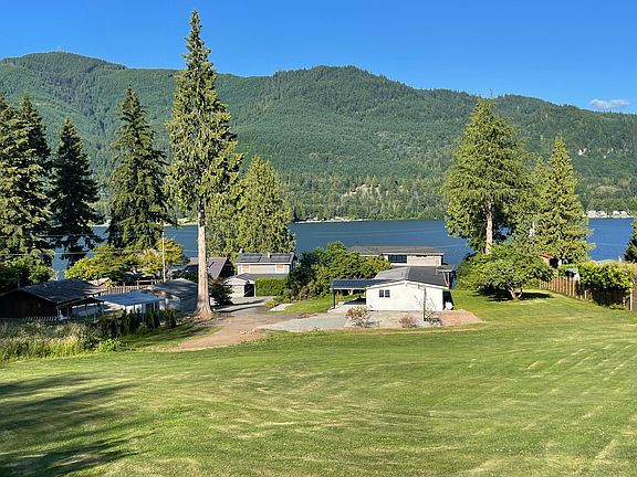 Aerial view of property out to Lake Samish