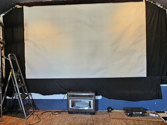 Movie theater screen