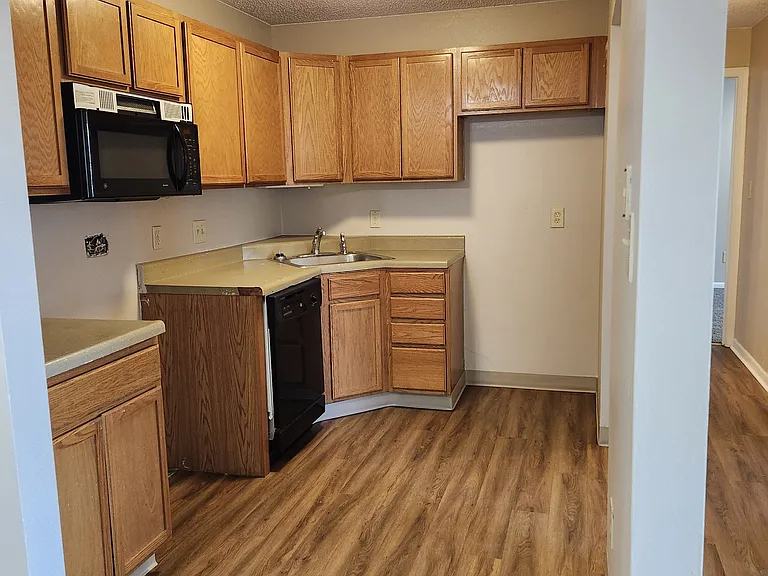 Oven/range and refrigerator are provided by landlord, but not pictured here.