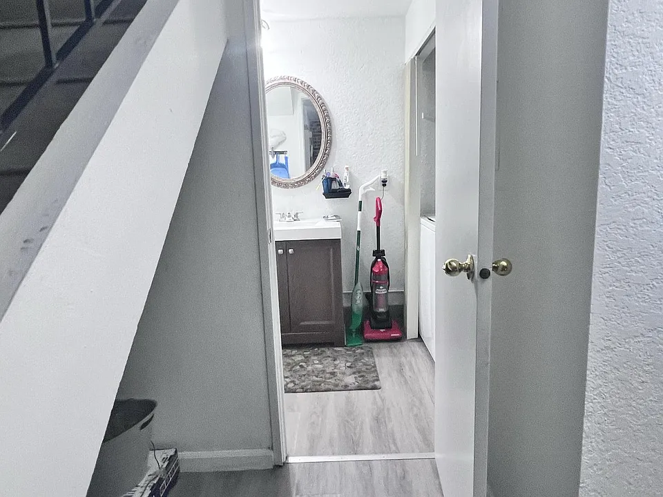 Ground Floor - Half Bath with Washer/Dryer