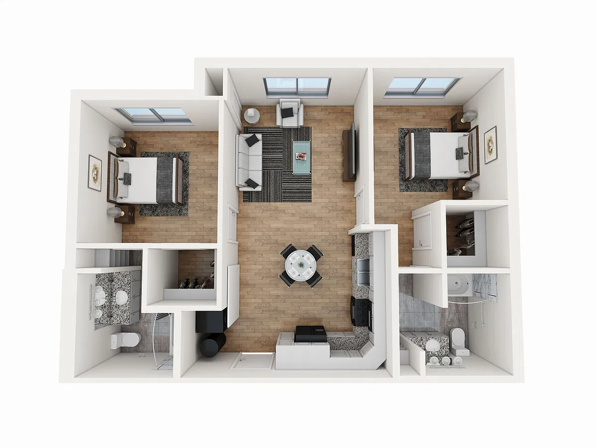 Floor plan 2 Bedroom