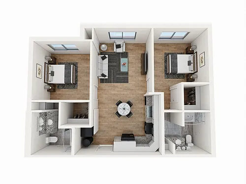 Floor plan 2 Bedroom