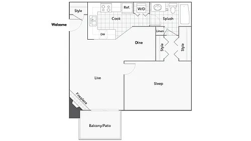 Floor plan Astor