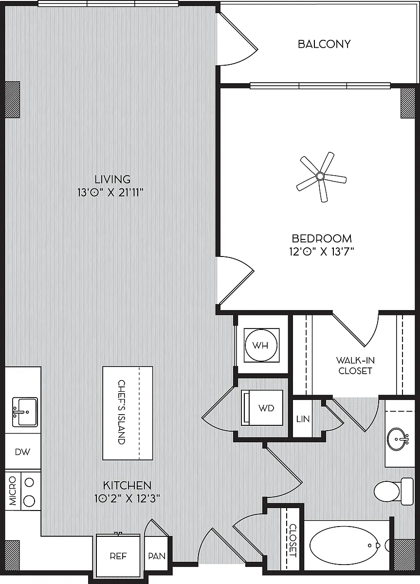 Floor plan A-1E