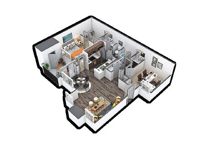Floor plan B3