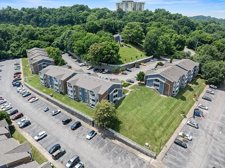 Aerial view of the community