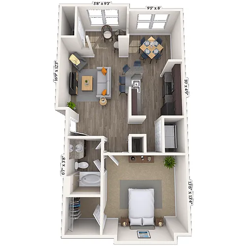 Floor plan 11B
