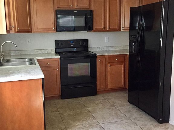 Kitchen view from side door