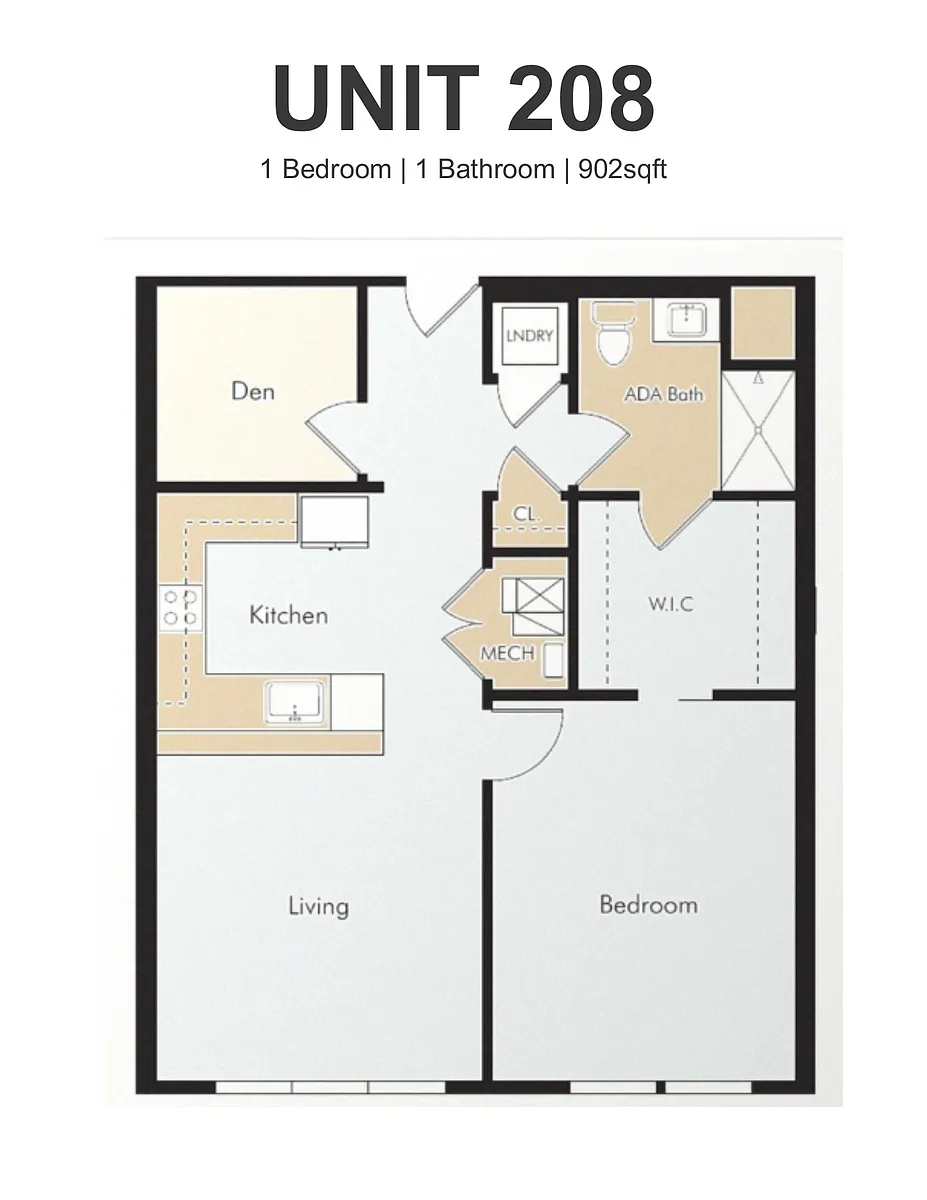 Floor plan 208