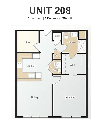 Floor plan 208