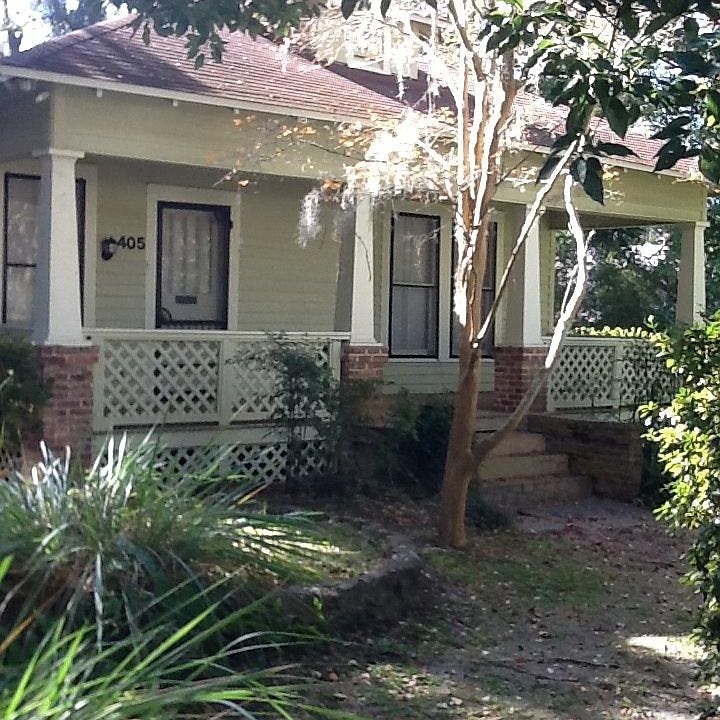 front of the house