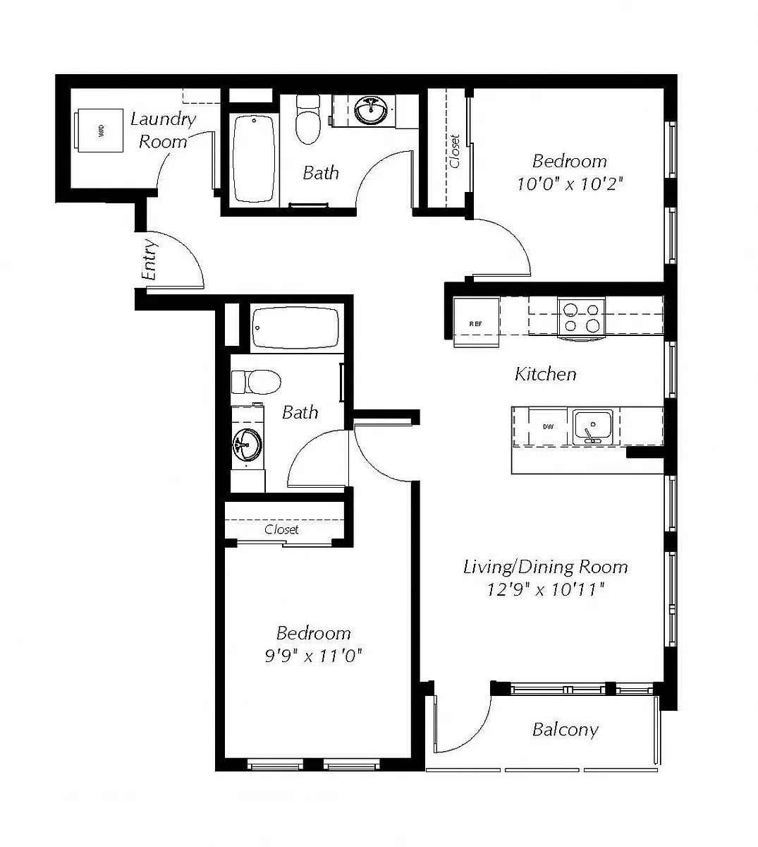 Floor plan B7