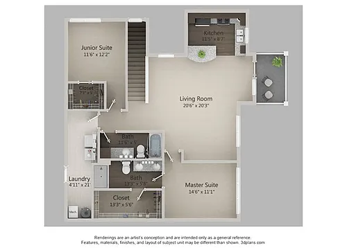 Floor plan I3