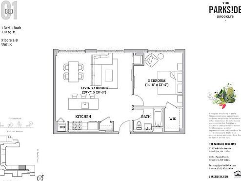 1st image of 125 Parkside Ave APT 1K
