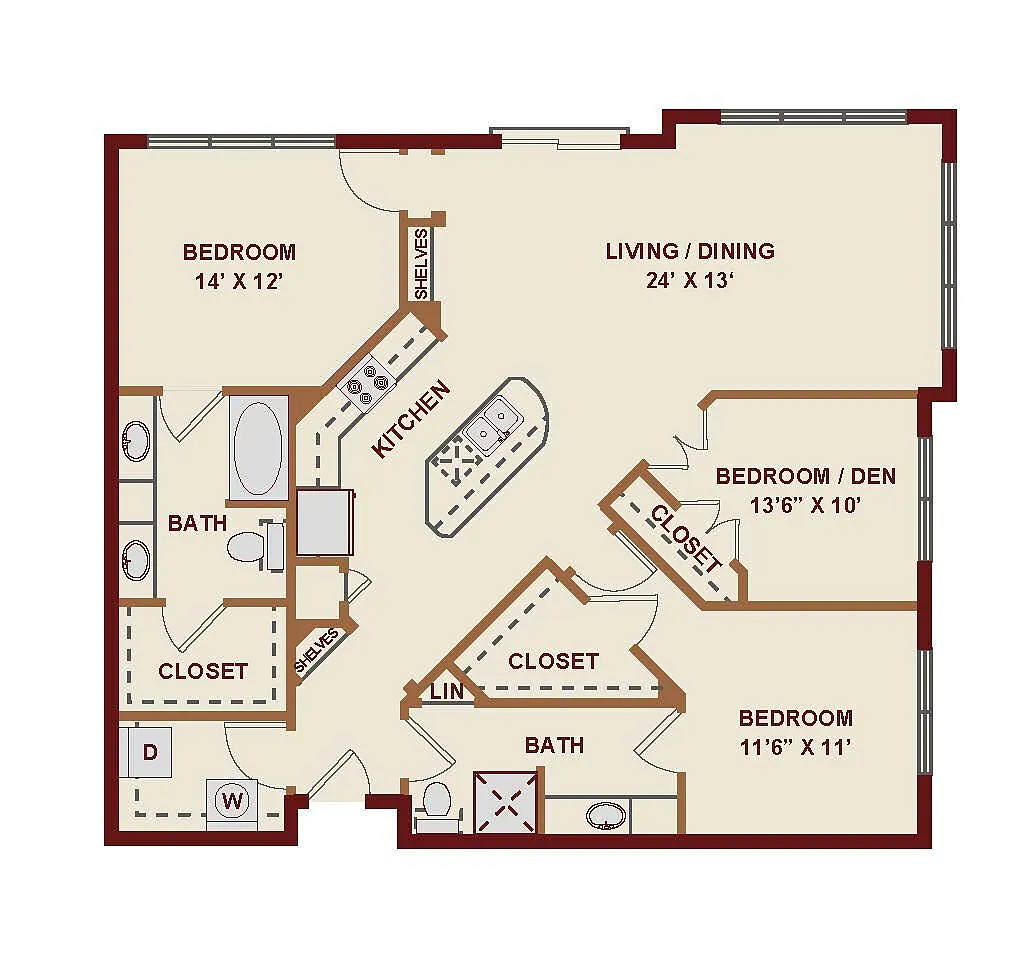 Floor plan C1 Premium Upgrade