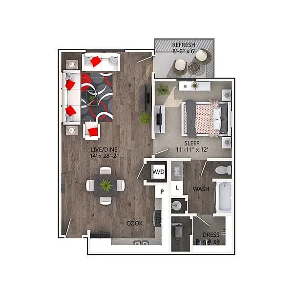 Floor plan Mesquite