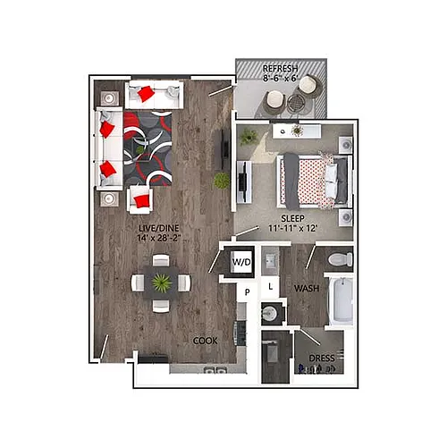 Floor plan Mesquite