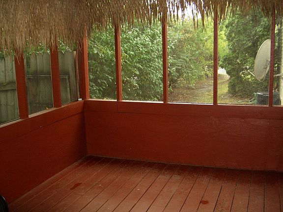 Enclosed patio!