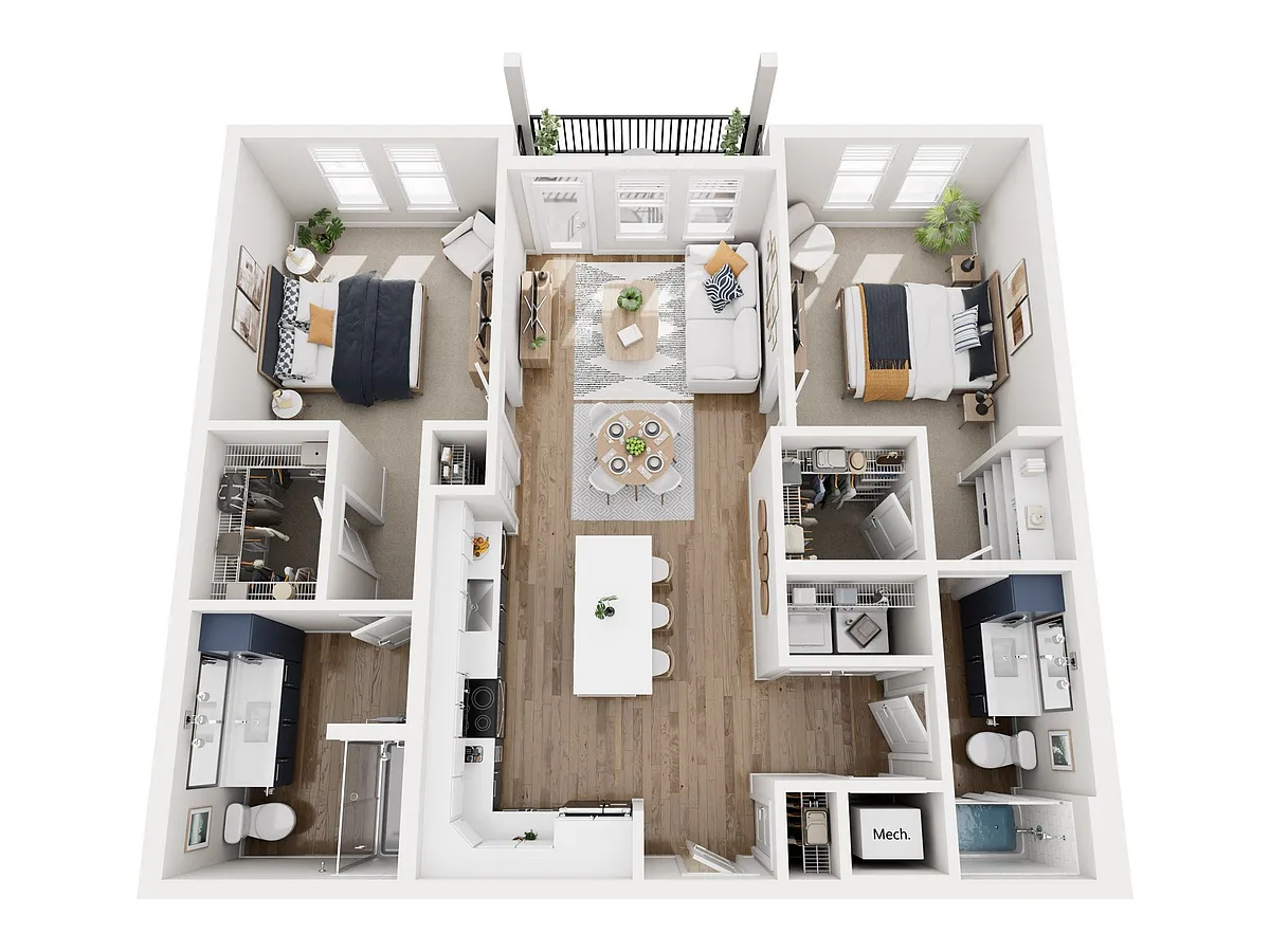 Floor plan B21