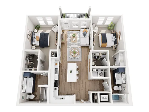 Floor plan B21