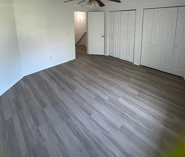 Upstairs Bedroom with two large closets