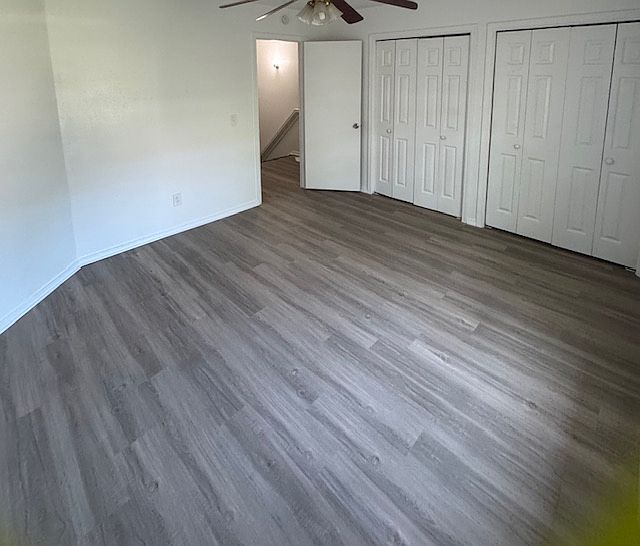 Upstairs Bedroom with large closets