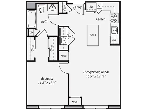 Floor plan A1P-717