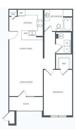 Floor plan One Bedroom